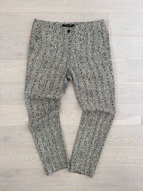 Vintage ETRO Viscose Snake Print Ankle Pants - Made In Italy - Size 42IT